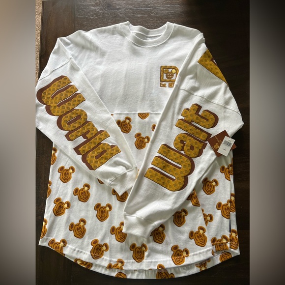 NWT waffle mickey Disney spirit jersey size large - Picture 1 of 6